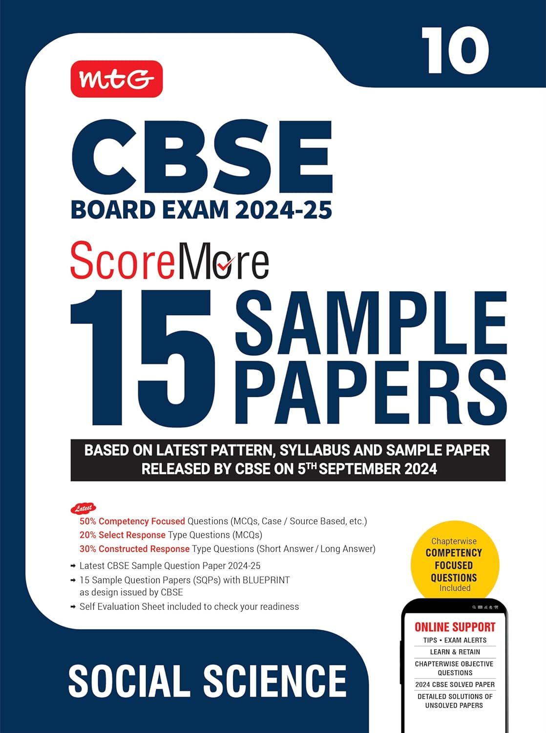 You are currently viewing MTG CBSE Class 10 ScoreMore 15 Sample Papers Social Science Book Review