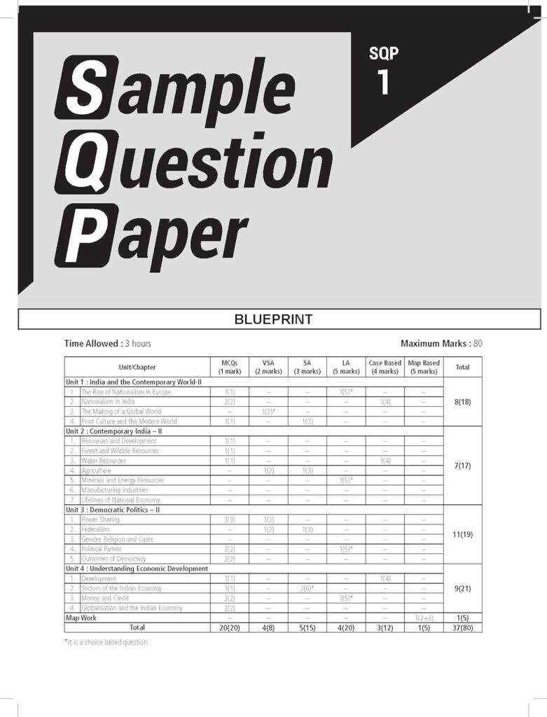 cbse class 10 social science